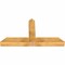 Ekena Millwork Portland Rough Sawn Timber Gable Bracket, Western Red Cedar, 60"W x 32"H x 6"D x 6"F, 13/12 Pitch GBW060X32X0606POR00RWR - alternate 2